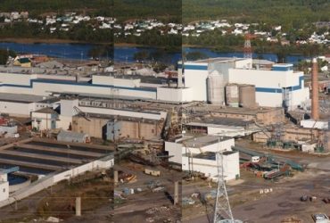 Aerial view of the whole plant before demolition
