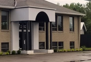 Front side of Groupe Démex-Centrem head office in Chicoutimi