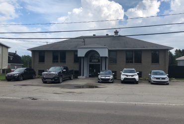 Front side of Groupe Démex-Centrem head office in Chicoutimi